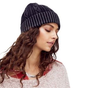 Free People Stormi Washed Cable Beanie
